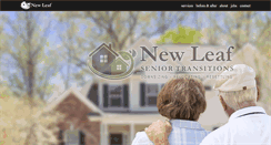 Desktop Screenshot of newleafseniortransitions.com